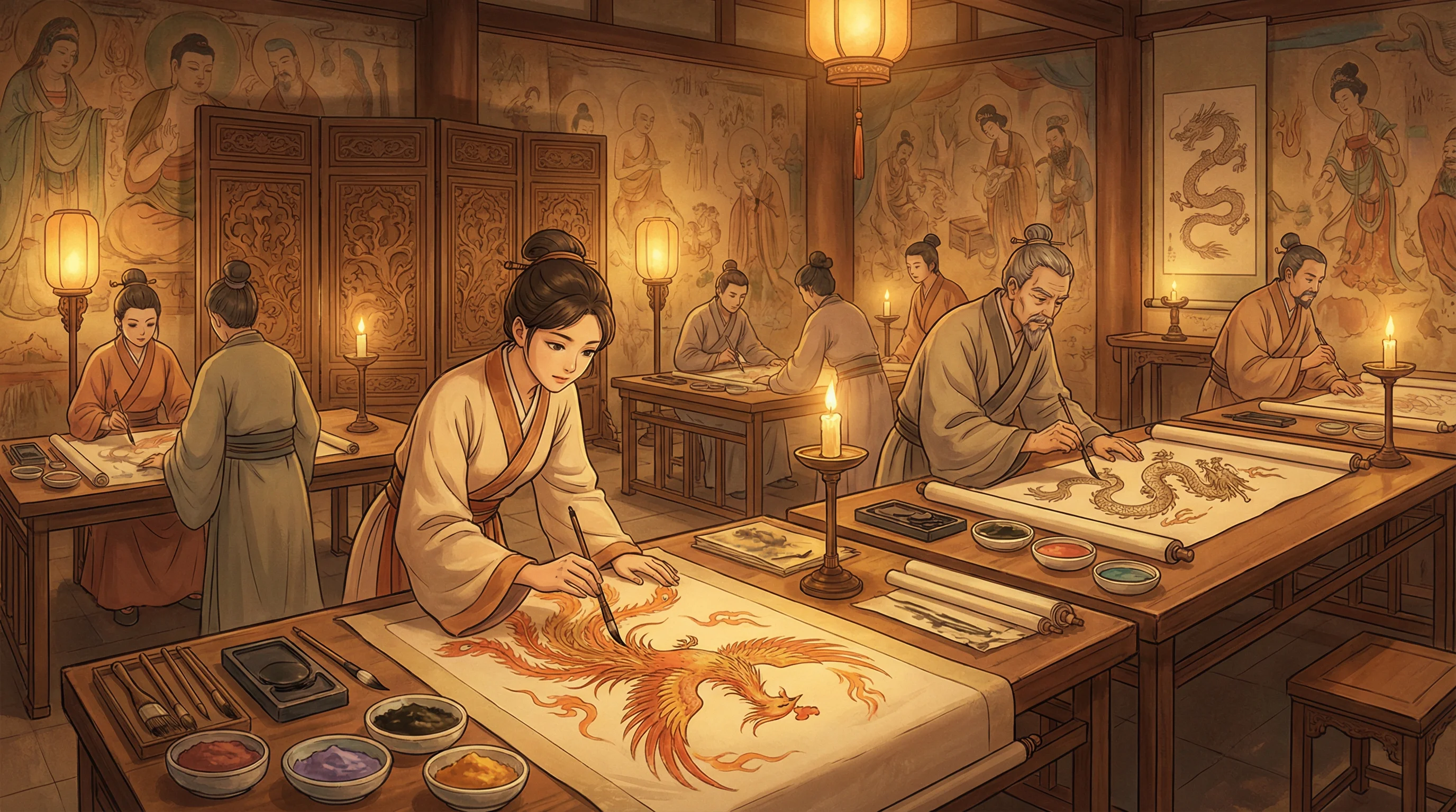 画师入驻 - 赌博默示录2电影下载 国风动漫画师